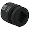 Dynamic 1" Drive Standard Socket, Black Phosphate, Tools 38MM X 1" Drive, 6 Point Standard Length D025038 - alternate 7